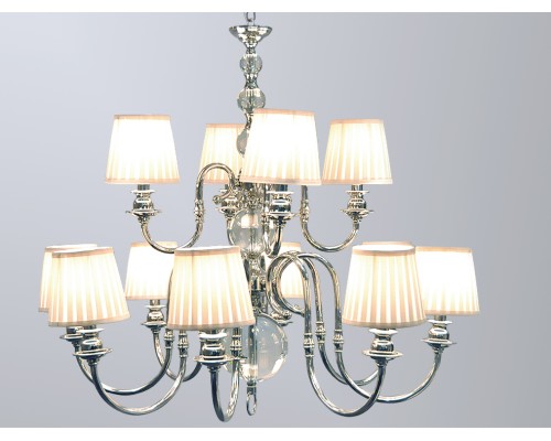 Люстра подвесная Newport 3112/C без абажуров CALIFORNIA E14 12*40W никель