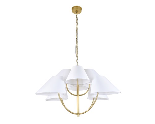 Люстра подвесная Newport 3928/С brass LOVE E14 8*40W латунь