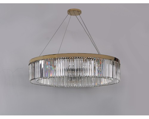 Люстра подвесная Newport 10110+6/C gold MONICA Е14 16*40W золото