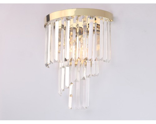 Бра Newport 31103/A gold left AURORA E14 3*40W золото