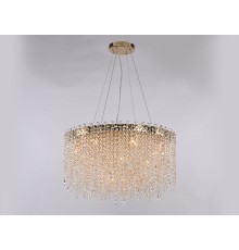 Люстра подвесная Newport 10918/C gold new DIANA G9 18*40W золото шампань