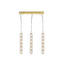 Потолочная чашка Newport 8240 L50*8*H3,5 3 подвеса gold CRYSTAL золото