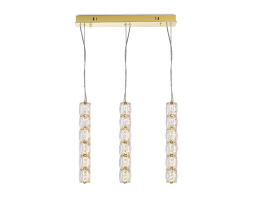 Потолочная чашка Newport 8240 L50*8*H3,5 3 подвеса gold CRYSTAL золото