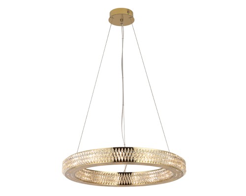 Люстра подвесная Newport 8560/60 C gold polished MELODY G4 30*5W золото шампань