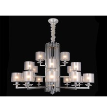 Люстра подвесная Newport 4412+6+3/C chrome ALEXANDRA Е14+LED 21+2*40W+5W хром