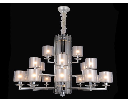 Люстра подвесная Newport 4412+6+3/C chrome ALEXANDRA Е14+LED 21+2*40W+5W хром