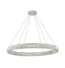 Люстра подвесная светодиодная Newport 8240/100 chrome CRYSTAL LED 60W 3100K 6600Lm хром
