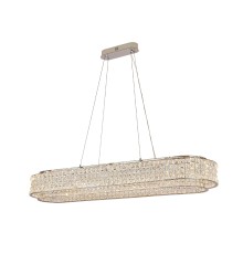 Люстра подвесная светодиодная Newport 8510/120 chrome VENERA LED 100W 3100K 1000Lm хром