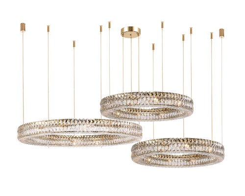 Потолочная чашка Newport 8550 D15 3 горизон.кольца gold ELIZABETH 2 золото