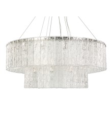 Люстра подвесная Newport 10826+18/S nickel BEATRICE Е14 24*40W никель