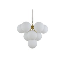 Люстра подвесная Newport 3840/68 С brass INGRID E14 10*40W латунь