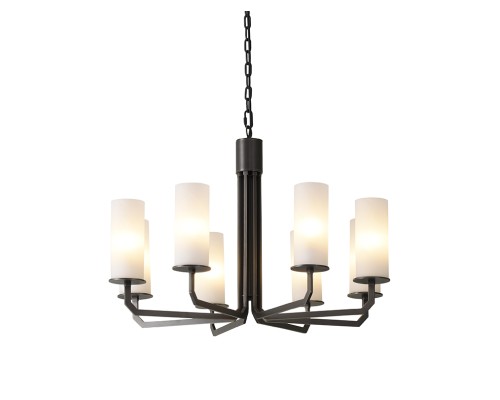 Люстра подвесная Newport 35108/C ARIZONA E14 8*40W черный+золото