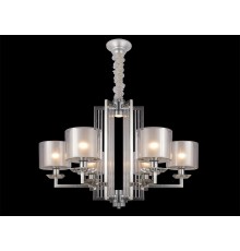 Люстра подвесная Newport 4406+1/C chrome ALEXANDRA Е14+LED 6+2*40W+5W хром