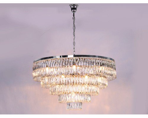 Люстра подвесная Newport 10129+17/C ELIZABETH Е14 26*40W хром