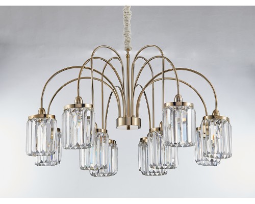 Люстра подвесная Newport 4506+3/C gold new RENATA E14 9*40W золото