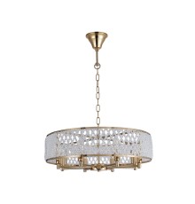 Люстра подвесная Newport 1728/C bronze VALERIA E14 8*40W бронза