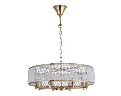 Люстра подвесная Newport 1728/C bronze VALERIA E14 8*40W бронза