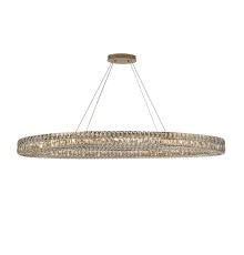 Люстра подвесная Newport 8550/160 C oval gold polished ELIZABETH 2 G9 28*40W золото