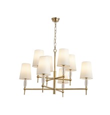 Люстра подвесная Newport 4378/C gold CHELSY E14 8*40W золото