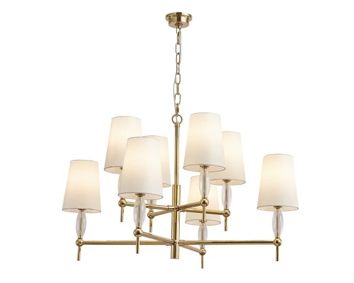 Люстра подвесная Newport 4378/C gold CHELSY E14 8*40W золото