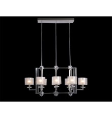 Люстра подвесная Newport 4408/S chrome ALEXANDRA Е14+LED 8+6*40W+5W хром