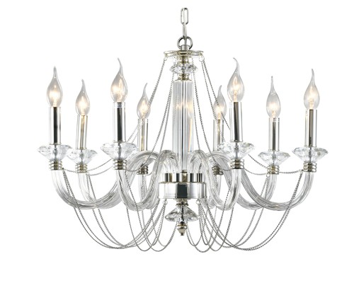 Люстра подвесная Newport 12708/C SAMANTA Е14 8*40W никель