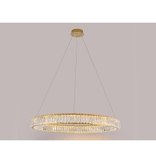 Люстра подвесная светодиодная Newport 8240N/80 gold CRYSTAL LED 59W 5500Lm 3100-4000K золото