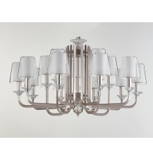 Люстра подвесная Newport 4610+5/C PERLA E14 15*40W серебристо-жемчужный