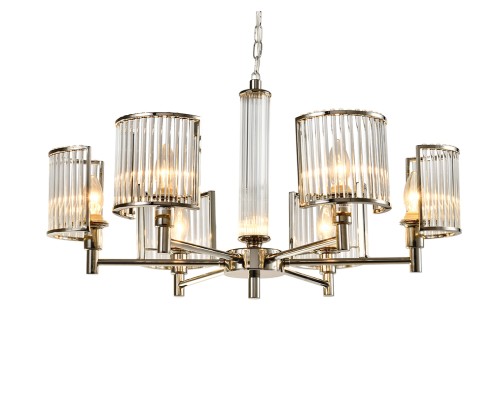 Люстра подвесная Newport 12506/C REBECCA Е14 6*40W никель