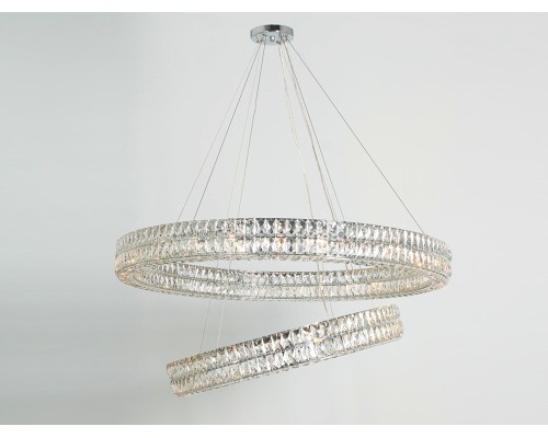 Потолочная чашка Newport 8550 D14 2 вертик.кольца chrome ELIZABETH 2 хром