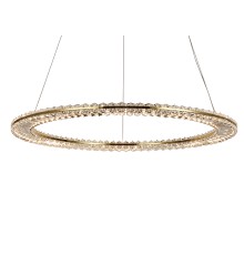 Люстра подвесная светодиодная Newport 8241N/800 gold CRYSTAL LED 60W 6600Lm 3100-4000K золото