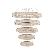 Потолочная чашка Newport 8240 D35 5 вертик.колец gold CRYSTAL золото