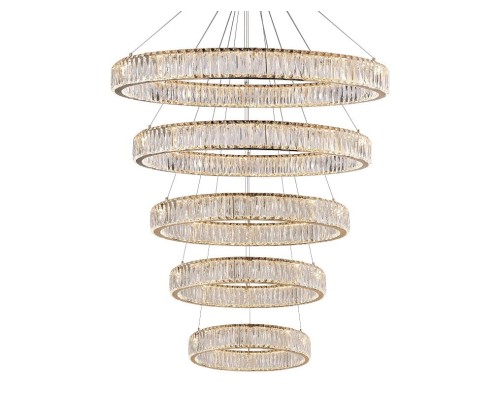 Потолочная чашка Newport 8240 D35 5 вертик.колец gold CRYSTAL золото