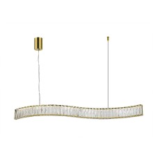 Люстра подвесная светодиодная Newport 8243N/90 gold CRYSTAL LED 27W 2970Lm 3100-4000K золото