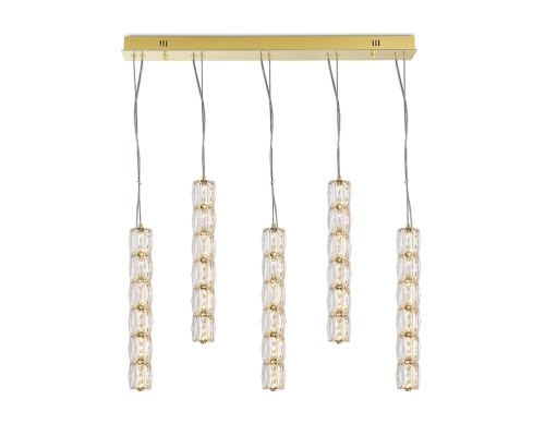Потолочная чашка Newport 8240 L70*8*H3,5 подвесов gold CRYSTAL золото