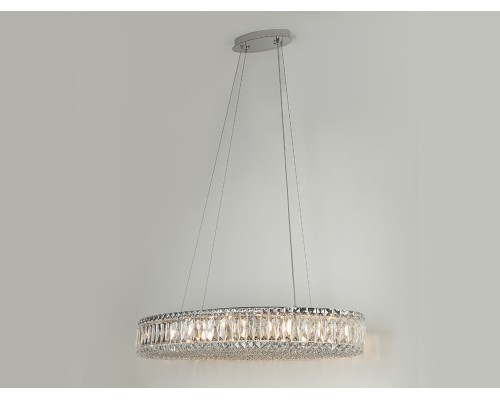 Люстра подвесная Newport 8458/S chrome VALENCIA G9 8*40W хром