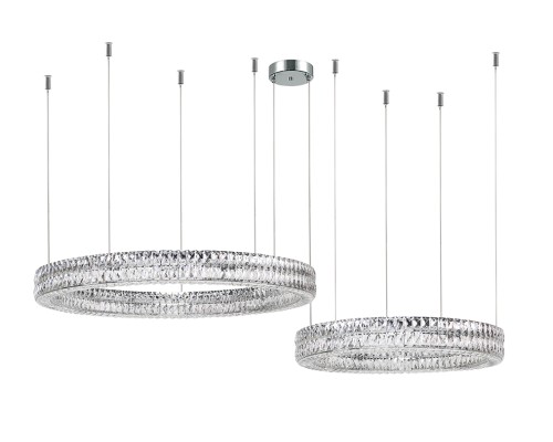 Потолочная чашка Newport 8550 D12 2 горизон.кольца chrome ELIZABETH 2 хром