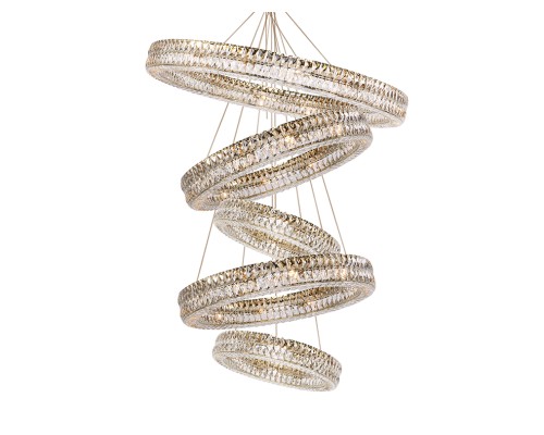 Потолочная чашка Newport 8550 D30 5 вертик.колец gold ELIZABETH 2 золото