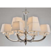 Люстра подвесная Newport 11408+4/C ALLEGRA E14 12*40W никель