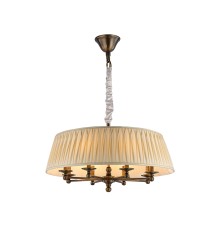 Люстра подвесная Newport 31508/C black brass JULIA E14 8*40W черная латунь