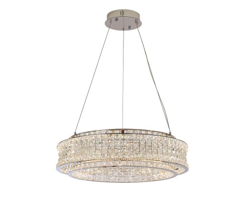 Люстра подвесная светодиодная Newport 8510/60 chrome VENERA LED 65W 3100K 6500Lm хром