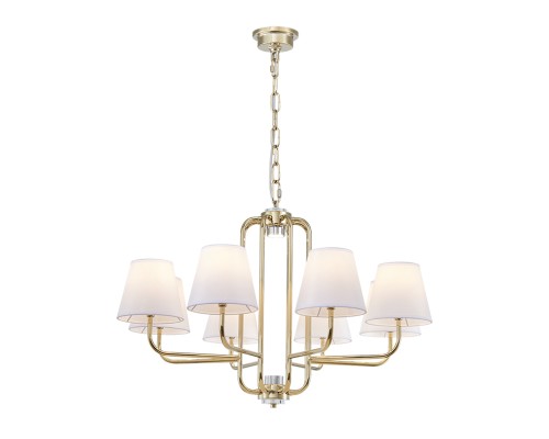 Люстра подвесная Newport 4648/С gold OLGA E14 8*40W золото