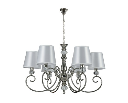 Люстра подвесная Newport 1206/C nickel MARTA E14 6*40W никель