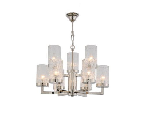 Люстра подвесная Newport 65006+3/C E14 9*40W никель