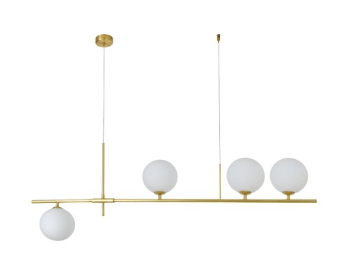 Люстра подвесная Newport 3840/120 С brass INGRID G9 4*25W латунь