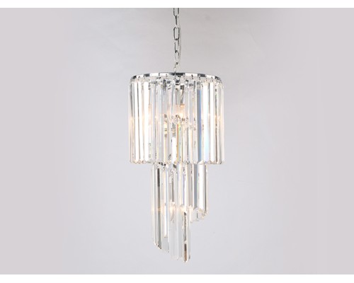 Люстра подвесная Newport 31103/S nickel AURORA E14 4*40W никель