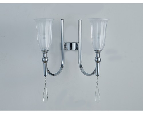 Бра Newport 4802/A chrome SOFIA E14 2*40W хром