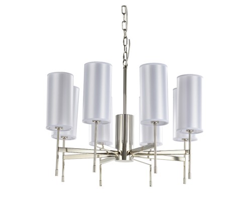 Люстра подвесная Newport 7328/C без абажуров ELLA E14 8*60W никель