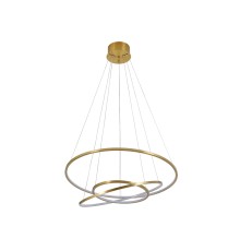 Люстра подвесная светодиодная Newport 15303/S brass LOREN LED 67W 3100K 6700Lm латунь