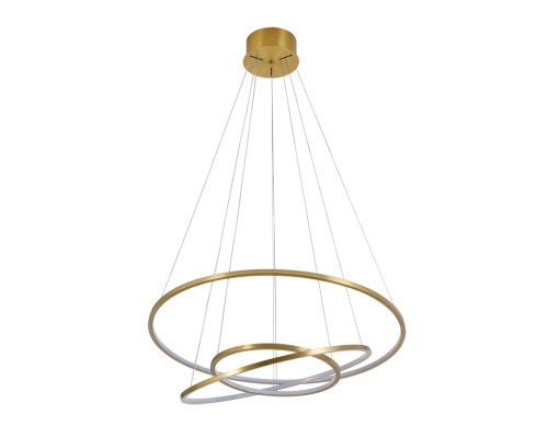 Люстра подвесная светодиодная Newport 15303N/S brass LOREN LED 67W 6700Lm 3100-4000К латунь